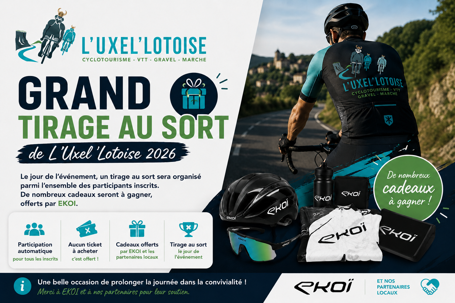 Grand tirage au sort des inscrits de L'Uxel'Lotoise 2026